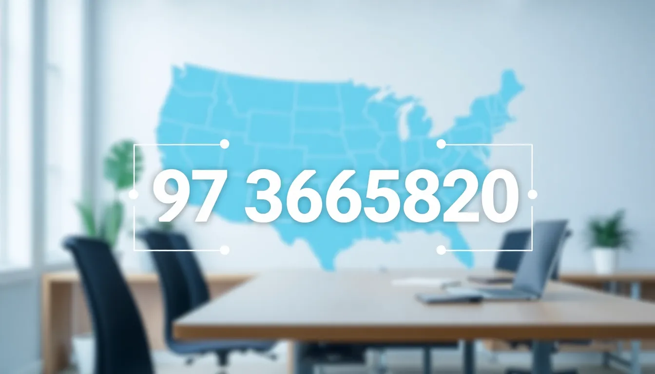 Visual representation of phone number structure with geographical context.